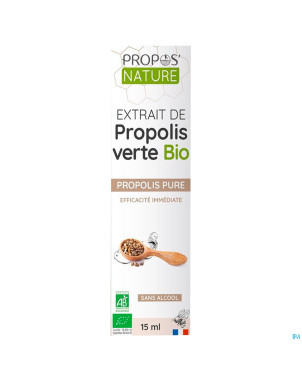 Extrait s/alcool propolis verte 15ml