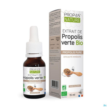 Extrait s/alcool propolis verte 15ml