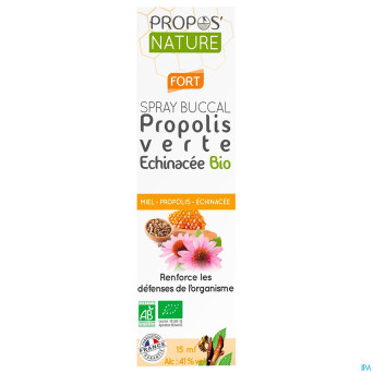 Spray buccal propolis miel echinacee 15ml