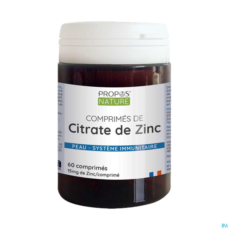 Citrate zinc comp 60