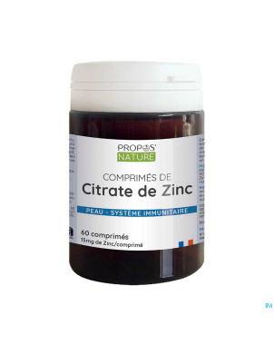 Citrate zinc comp 60