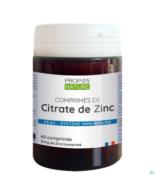 Citrate zinc comp 60