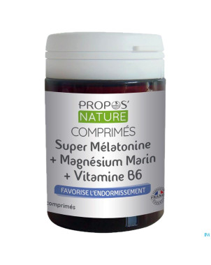 Melatonine magnesium & vitamine b6 comp 60