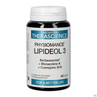 Lipideol 3 caps 60 physiomance phy494