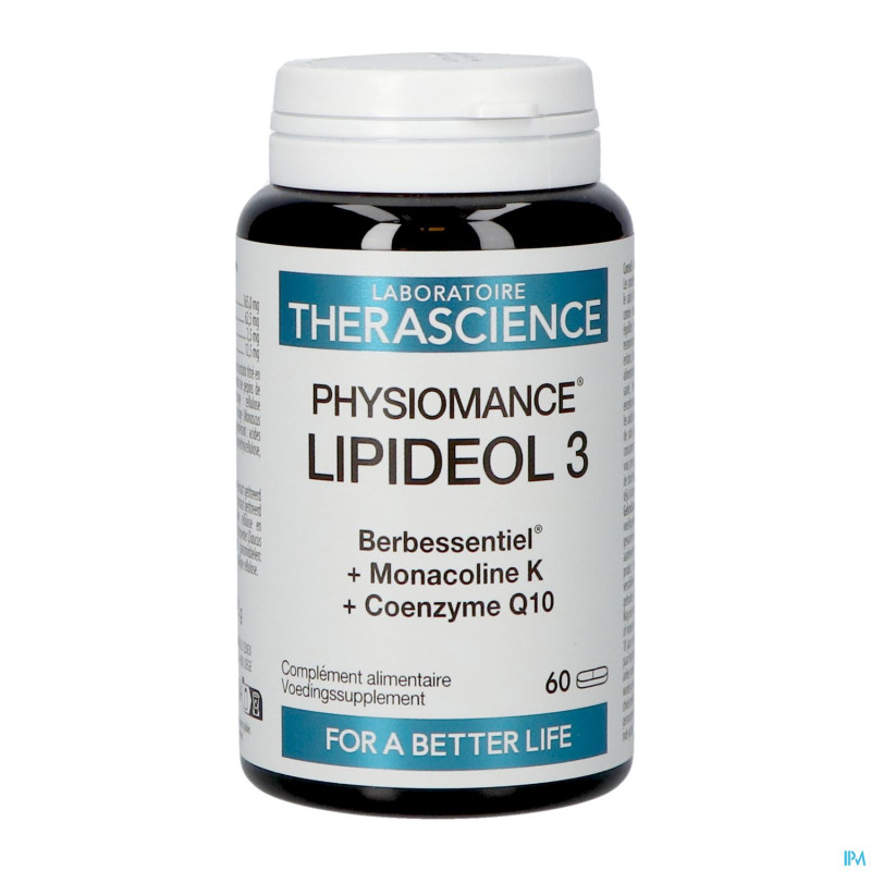 Lipideol 3 caps 60 physiomance phy494