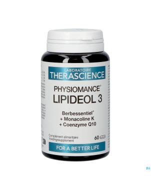 Lipideol 3 caps 60 physiomance phy494