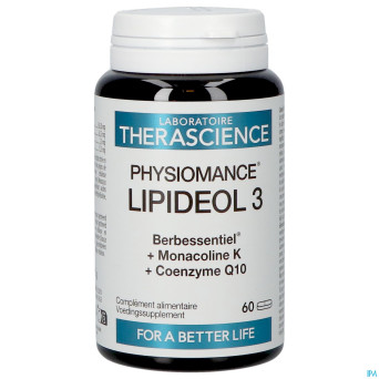 Lipideol 3 caps 60 physiomance phy494