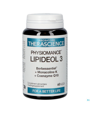 Lipideol 3 caps 60 physiomance phy494