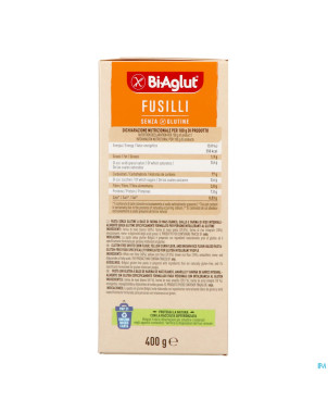 Bi-aglut fusilli 400g 1101 revogan