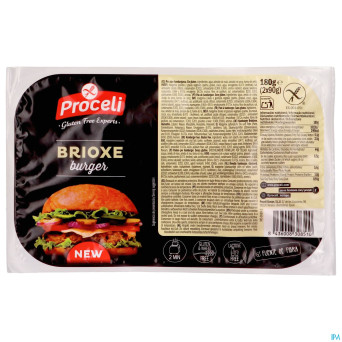 Proceli brioxe burger 2 x 90g 3523 revogan