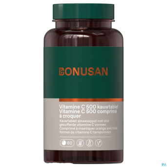 Vitamine c-500 comp a croquer 60 bonusan