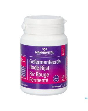 Mannavital riz rouge fermente v-caps 60