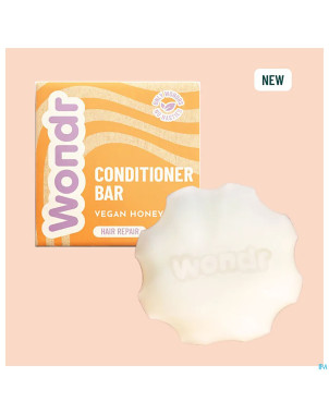 Wondr barre apres shampooing vegan honey 55g