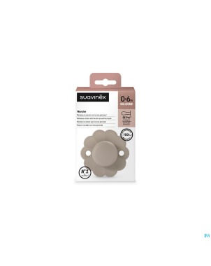 Suavinex wonder soother sili.rev. 0-6m gray clouds