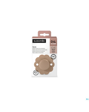 Suavinex wonder soother sili.rev.0-6m cork