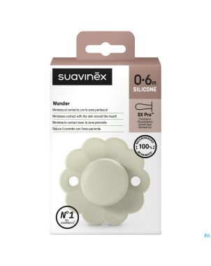 Suavinex wonder soother sili.rev. 0-6m almost aqua
