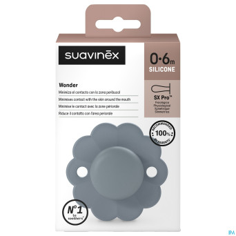Suavinex wonder soother sili.rev. 0-6m spring lake