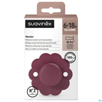 Suavinex wonder soother sili.rev.6-18m magenta