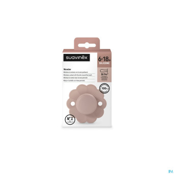 Suavinex wonder soother sili.rev.6-18m pale mauve