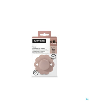 Suavinex wonder soother sili.rev.6-18m pale mauve