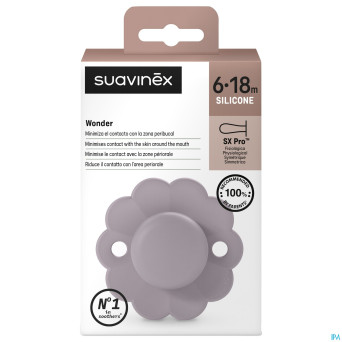 Suavinex wonder soother sili.rev.6-18m lavender