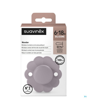 Suavinex wonder soother sili.rev.6-18m lavender