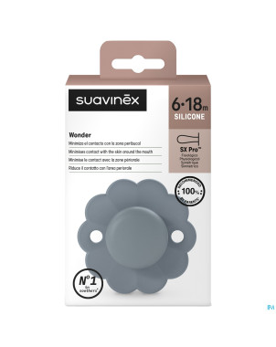 Suavinex wonder soother sili.rev.6-18m spring lake