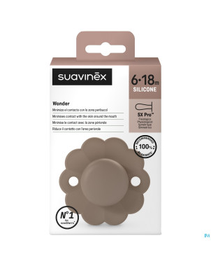 Suavinex wonder soother sili.rev.6-18m umber