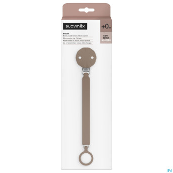 Suavinex wonder soother clip raw umber