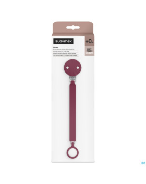 Suavinex wonder soother clip viva magenta