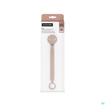 Suavinex wonder soother clip pale mauve