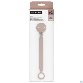 Suavinex wonder soother clip pale mauve