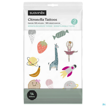 Suavinex cosmetics mosquito citronella tatt. 14