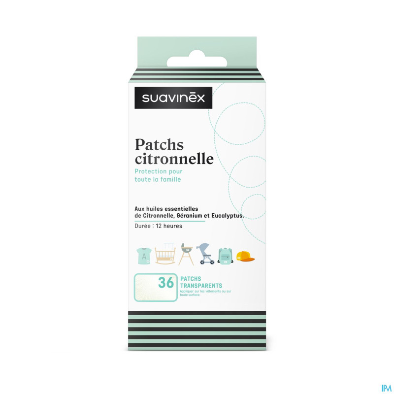 Suavinex cosmetics mosquito citronella patch. 36