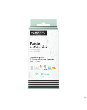 Suavinex cosmetics mosquito citronella patch. 36