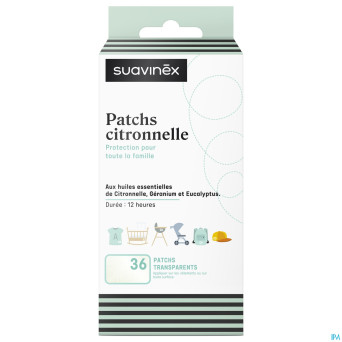 Suavinex cosmetics mosquito citronella patch. 36