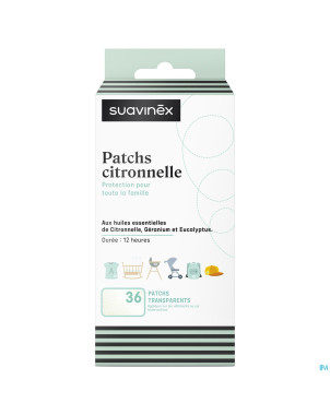 Suavinex cosmetics mosquito citronella patch. 36