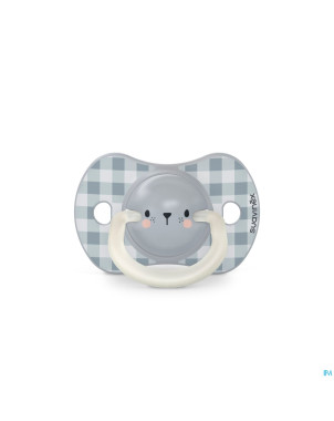 Suavinex n&d soother sili.rev 0-6m bear bl duo