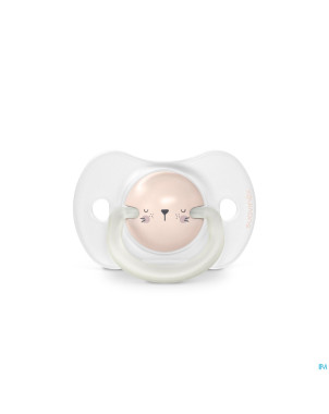 Suavinex n&d soother sili.rev 6-18m rabb pk duo