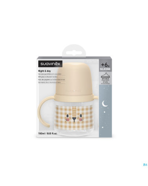 Suavinex n&d bott.hand.n/spill spout lion bg 150ml