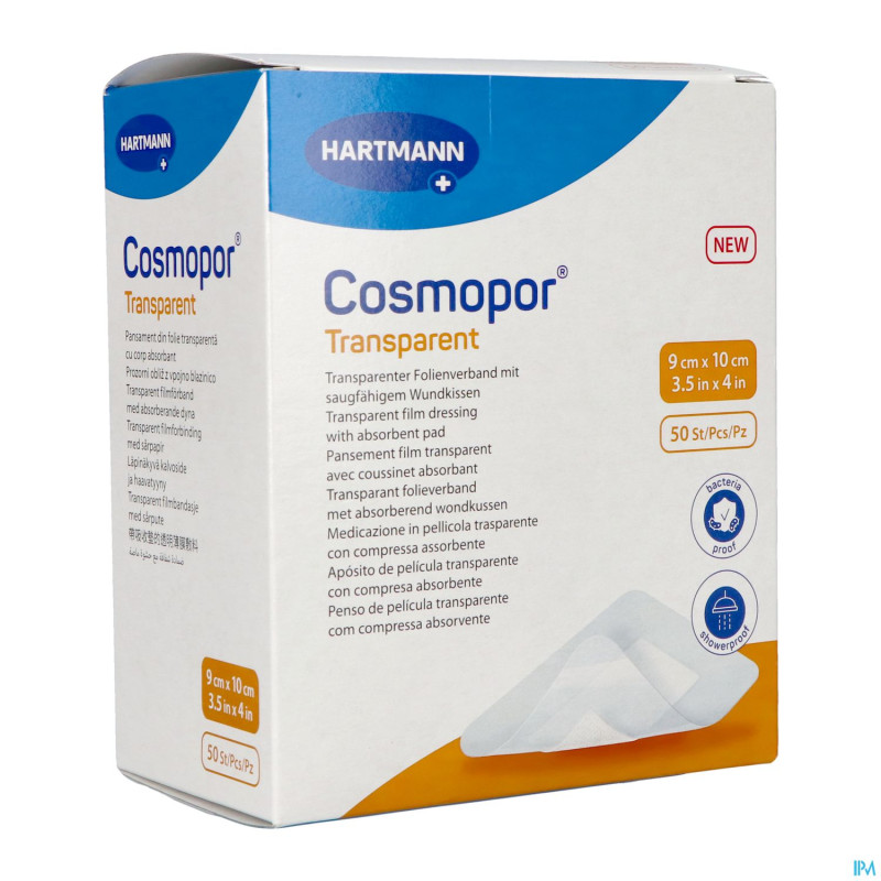 Cosmopor transparent 9cmx10cm 50 9010531