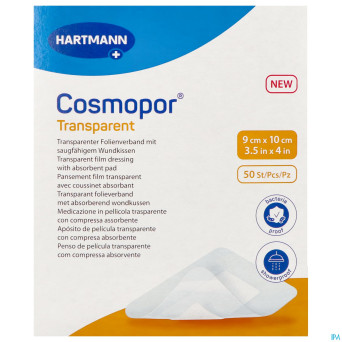 Cosmopor transparent 9cmx10cm 50 9010531