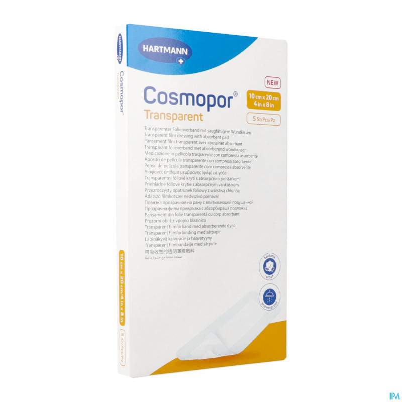 Cosmopor transparent 10cmx20cm 5 9010571