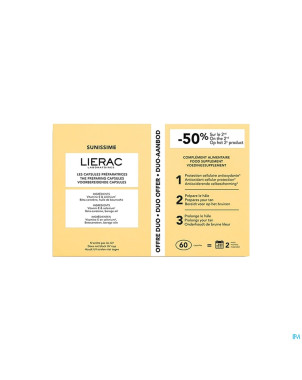 Lierac sunissime duo caps 2x30