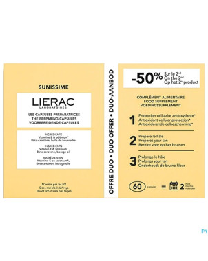 Lierac sunissime duo caps 2x30