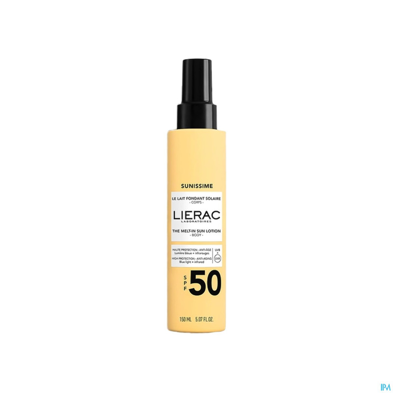Lierac sunissime le lait ip50 fl 150ml