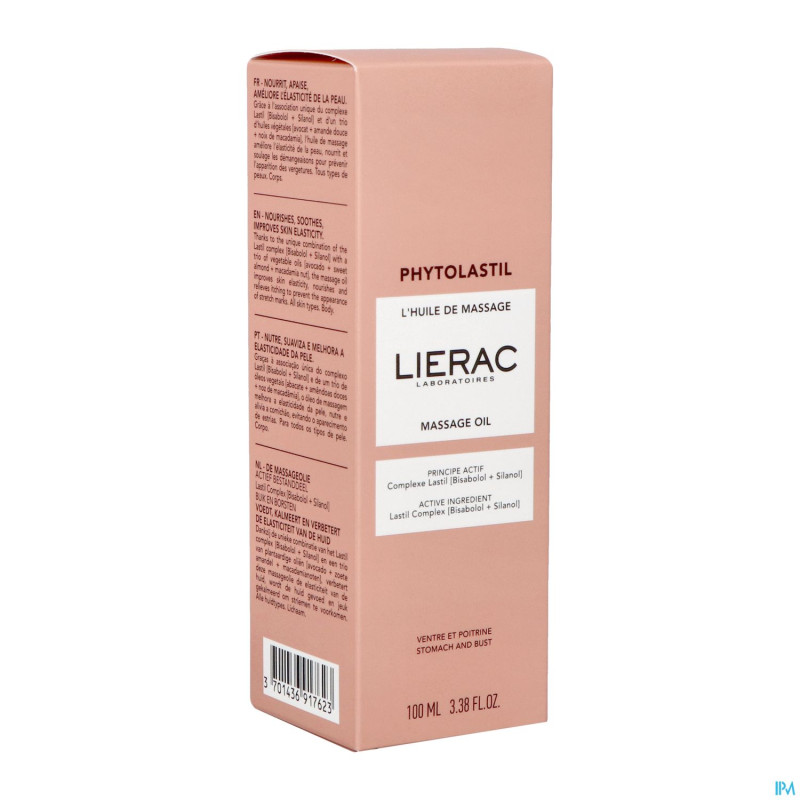 Lierac phytolastil huile vergetures fl 100ml