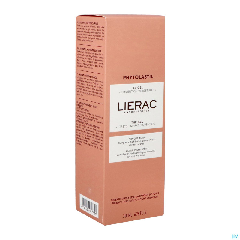 Lierac phytolastil le gel vergetures tube 200ml
