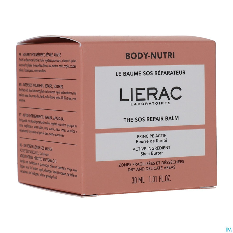 Lierac body nutri le baume sos reparateur pot 30ml