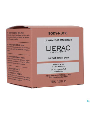 Lierac body nutri le baume sos reparateur pot 30ml